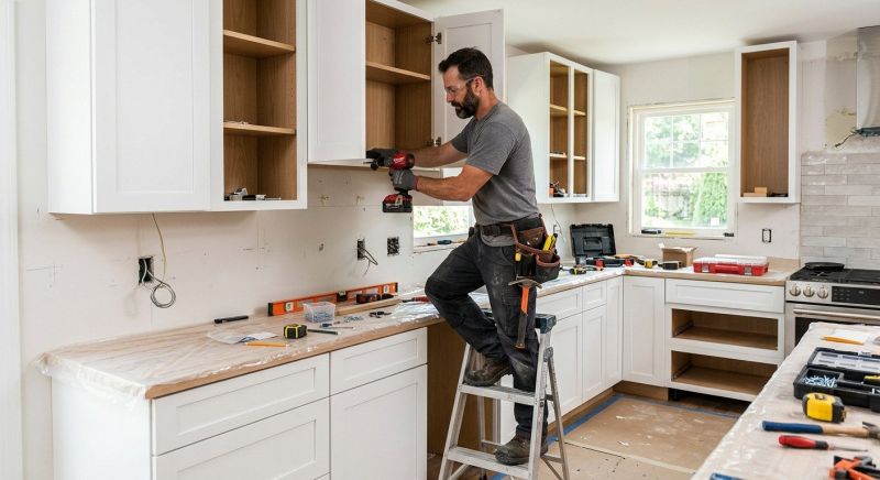 Glazed Cabinets Installation in Indianapolis, IN