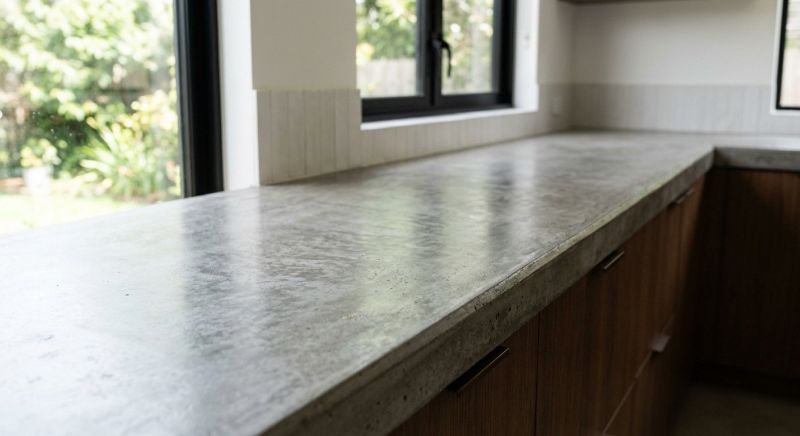 Poured Countertop Installation in Marin County, CA